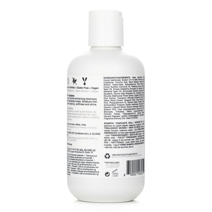 Blonde Pop Purple Toning Shampoo 236ml/8oz by IGK - Image 3
