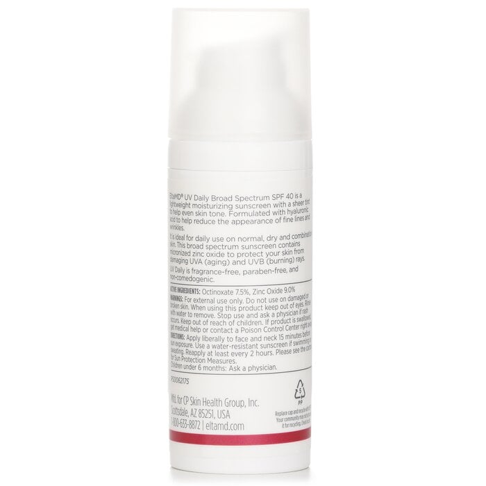 واقي الشمس الوجهي اليومي المرطب SPF 40 - للبشرة الطبيعية، المختلطة، وما بعد الإجراء - ملون (التغليف عشوائي) من EltaMD - صورة 3