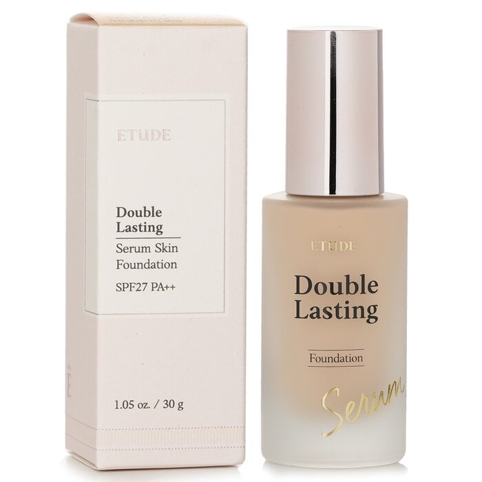 Double Lasting Serum Skin Foundation SPF 27 - # 21N1 Neutral Beige 30g/1.05oz by Etude House - Image 2