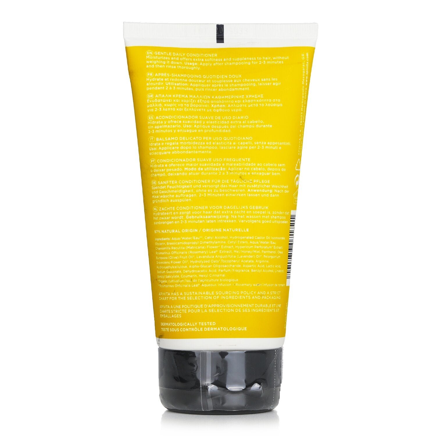 Gentle Daily Conditioner with Chamomile & Honey (For All Hair Types) by Apivita - Image 3