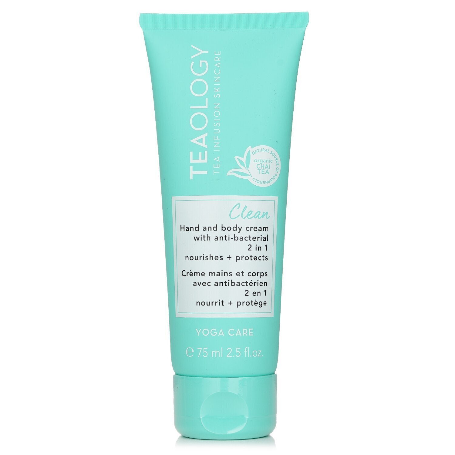 Yoga Care Clean 2 in 1 Anti Bacterial Hand & Body Cream by Teaology - Image 1
