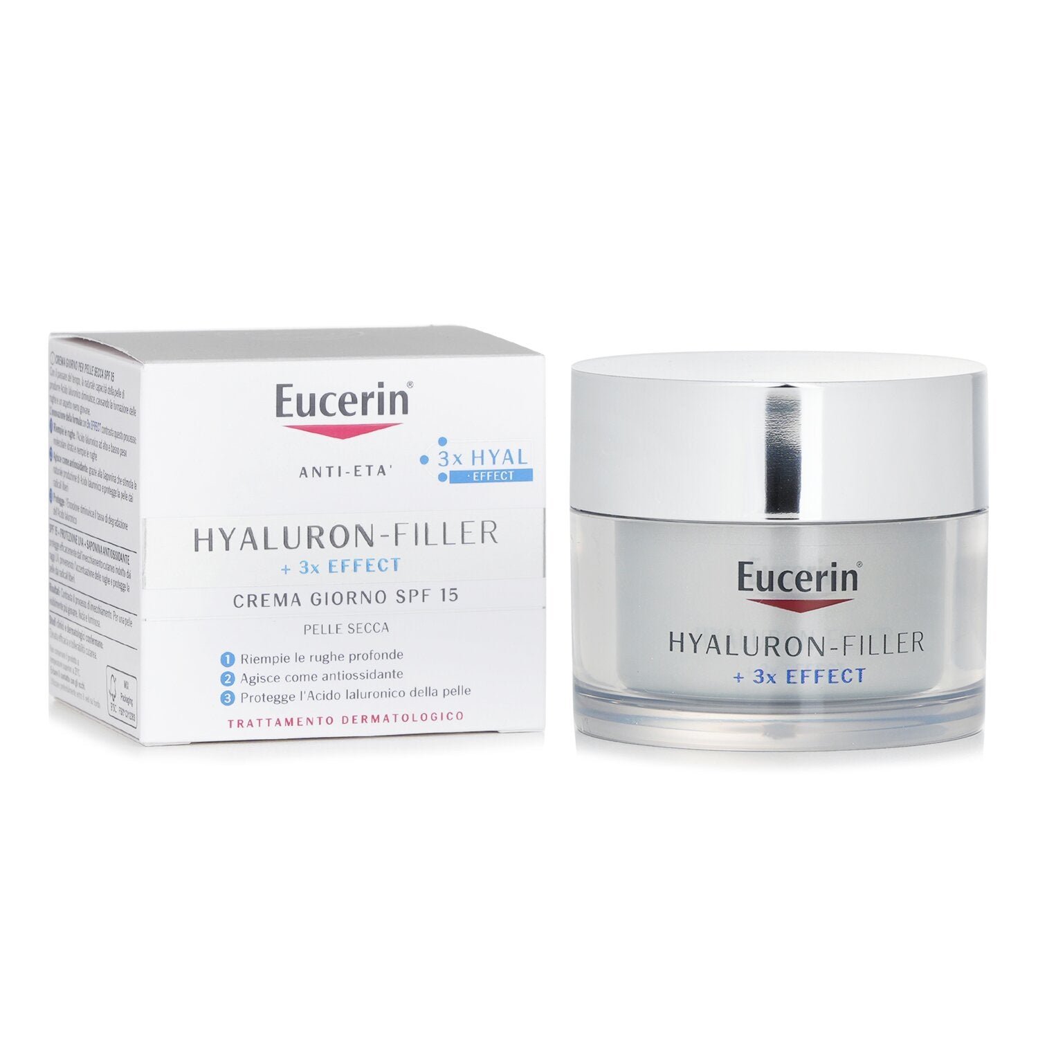Hyaluron Filler + 3x Effect Day Cream SPF15 (للبشرة الجافة) من Eucerin - صورة 2