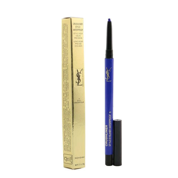 Crushliner Stylo قلم تحديد العيون مقاوم للماء - # 06 أزرق 0.35g/0.01oz من Yves Saint Laurent - صورة 2