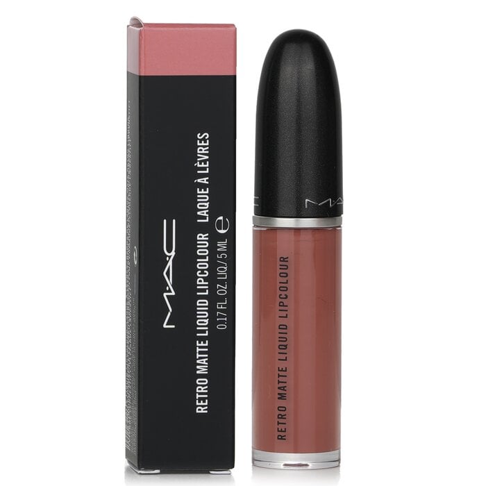لون شفاه سائل غير لامع Retro - # 121 Burnt Spice (وردي كريمي متشح) (Matte) 5ml/0.17oz من MAC - صورة 2