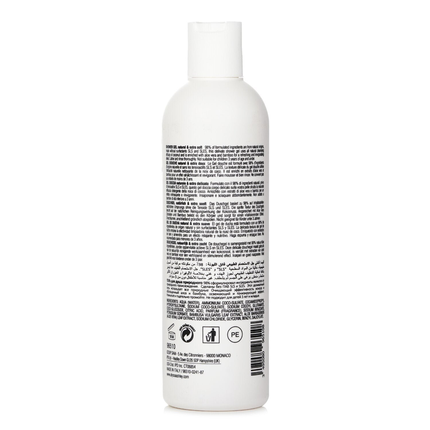 Biolab Aloe Vera & Bamboo Shower Gel by Alyssa Ashley - Image 3
