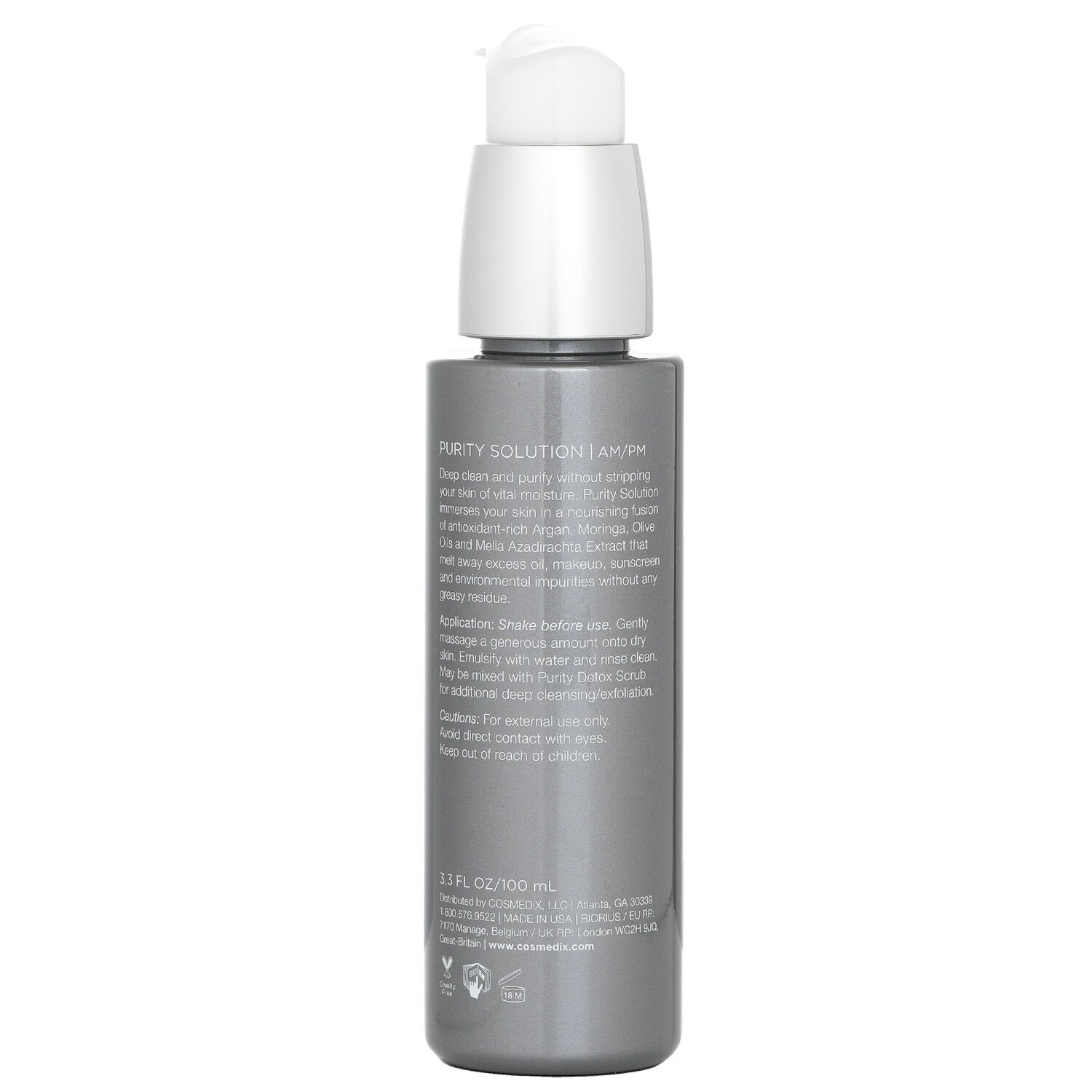 Purity Solution Nourishing Deep Cleansing Oil by CosMedix - Image 3