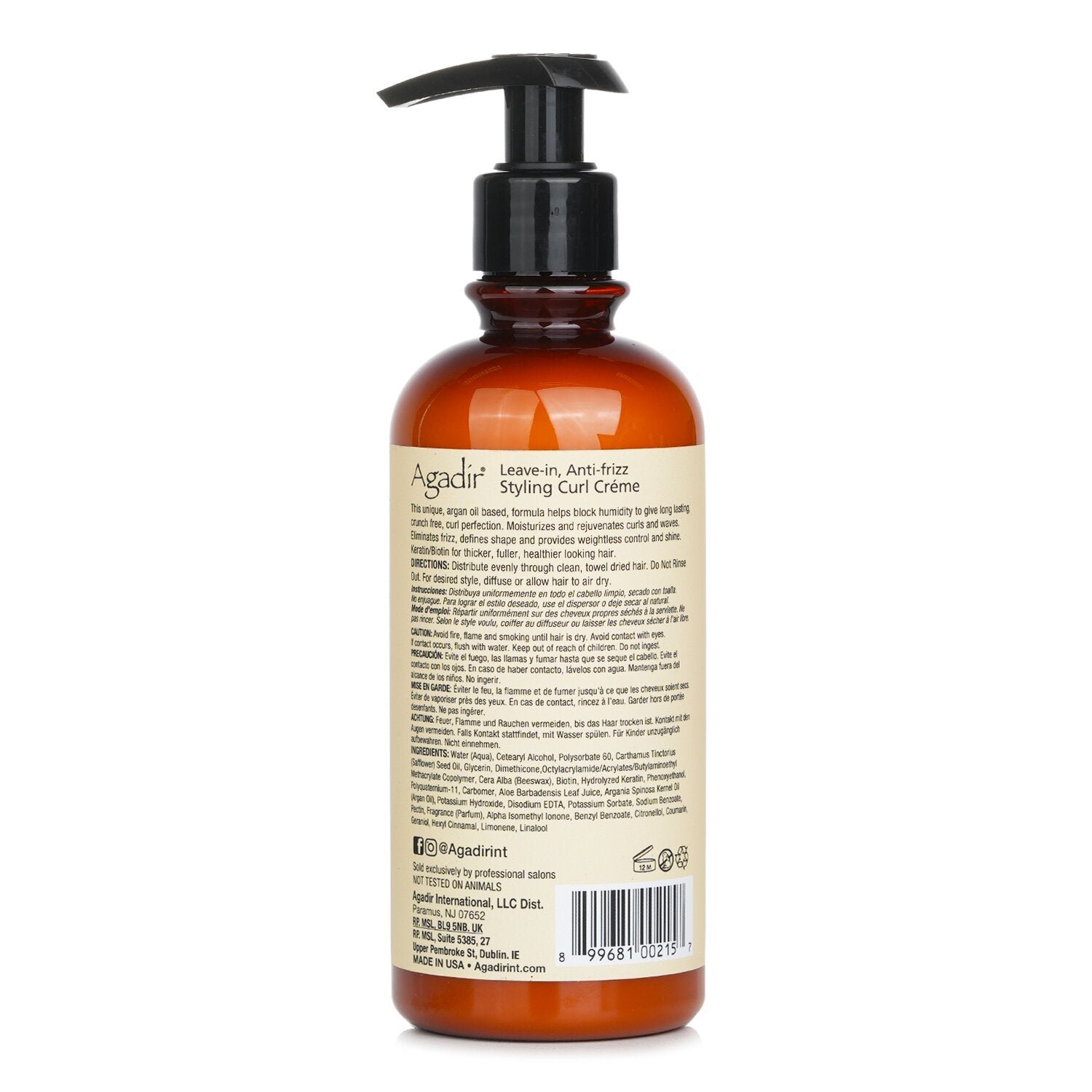Styling Curl Creme (For All Hair Types) by Agadir Argan Oil - Image 3