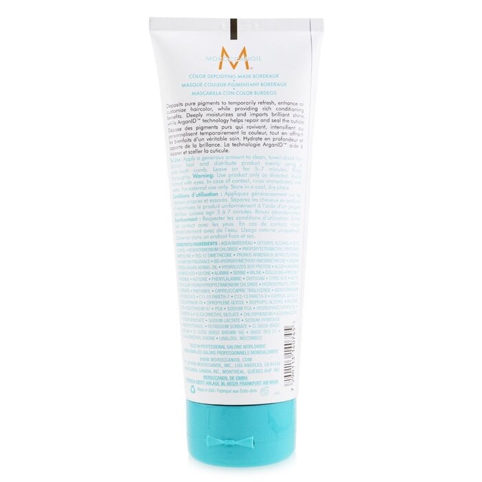 Color Depositing Mask - # Bordeaux 200ml/6.7oz by Moroccanoil - Image 3