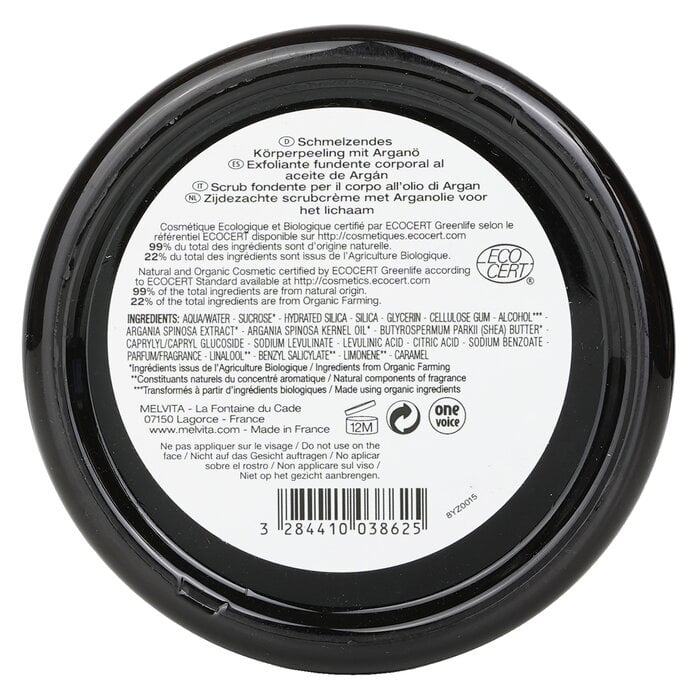 منظف فرك للجسم ذواب L'Argan Bio بزيت الأركان 150g/5oz من Melvita - صورة 3