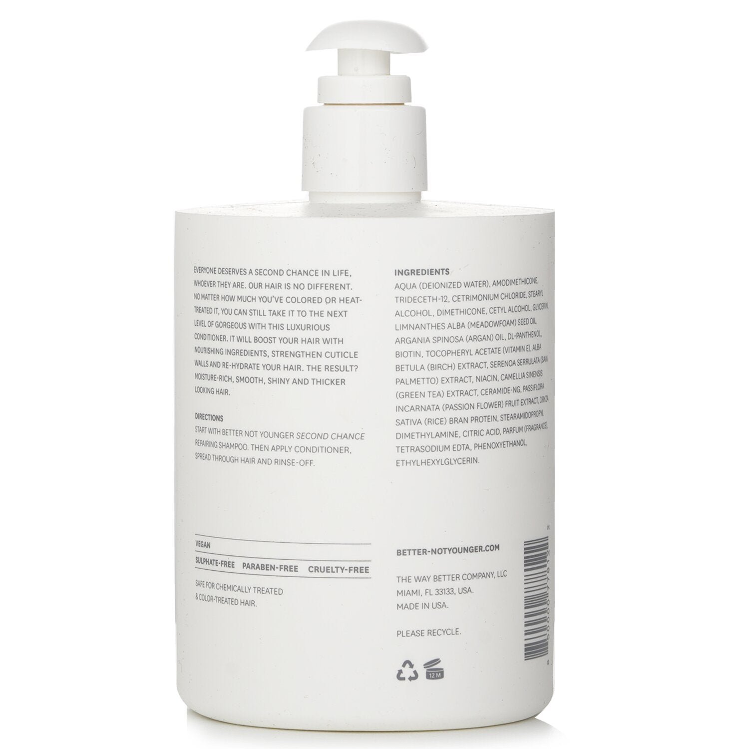 Second Chance Repairing Conditioner For Dry Or Damaged Hair من Better Not Younger - صورة 3