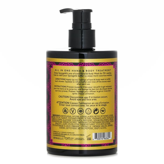 غسول اليدين والجسم - ورد بلغاري 325ml/11oz من Spongelle - صورة 3