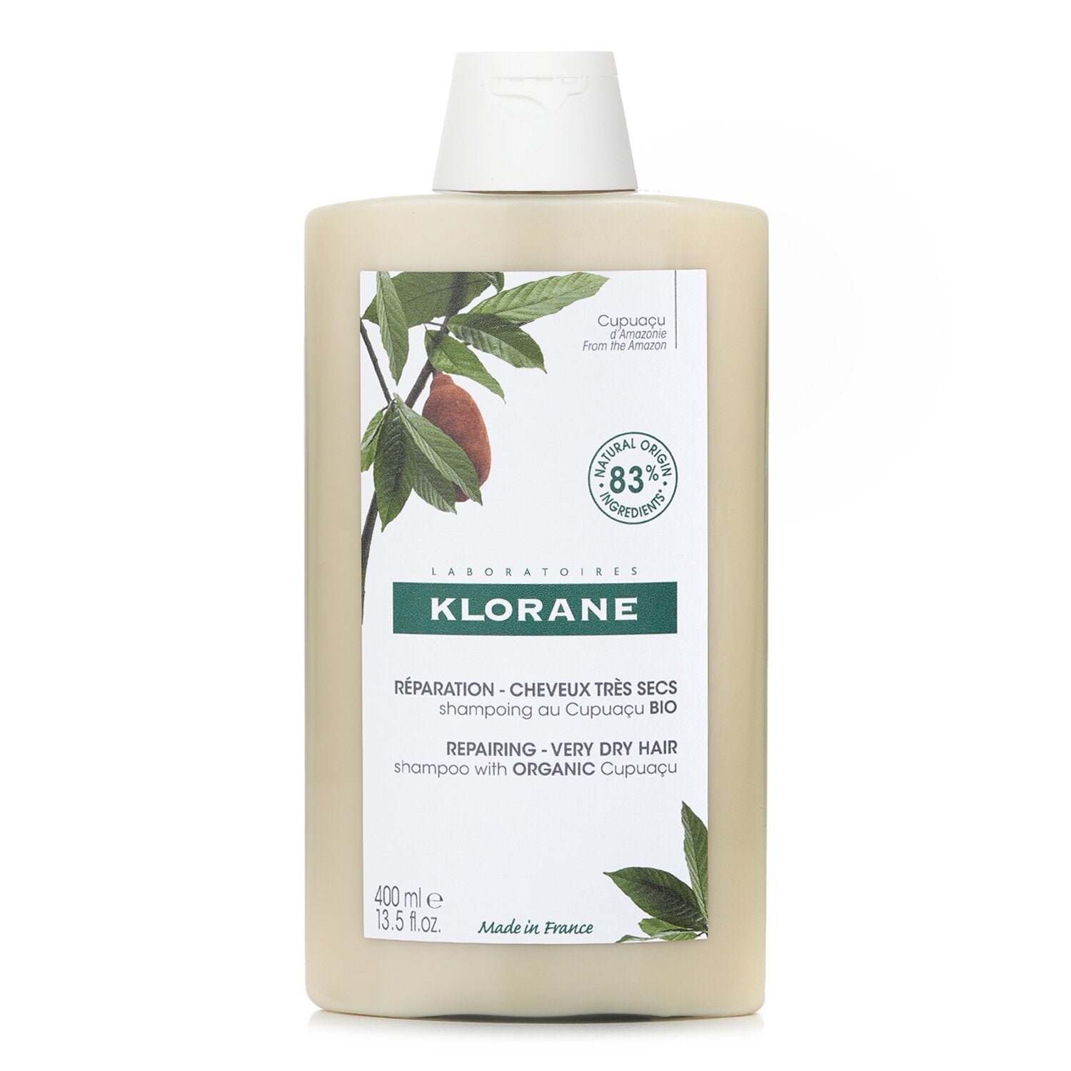 Shampoo With Organic Cupuacu (Reparing Very Dry Hair) by Klorane - Image 1