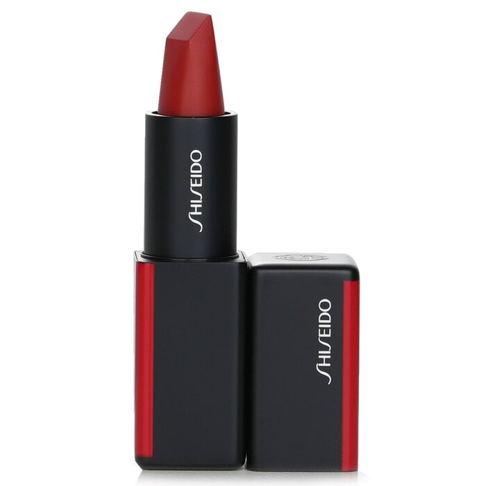ModernMatte Powder Lipstick - # 514 Hyper Red (True Red) 4g/0.14oz by Shiseido - Image 1