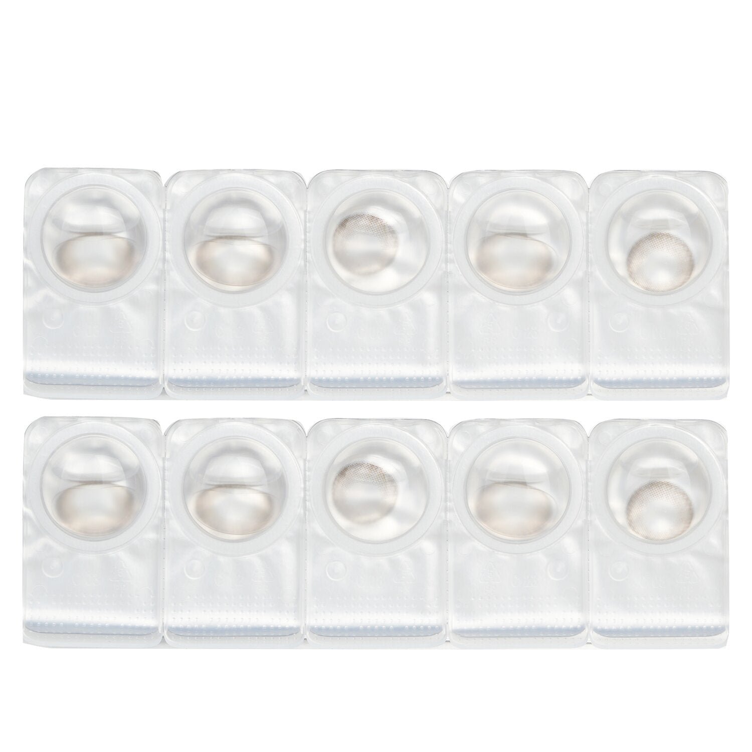 Iris Glow 1 Day Color Contact Lenses (506 Opal Gray) - - 2.50 by Miche Bloomin' - Image 3