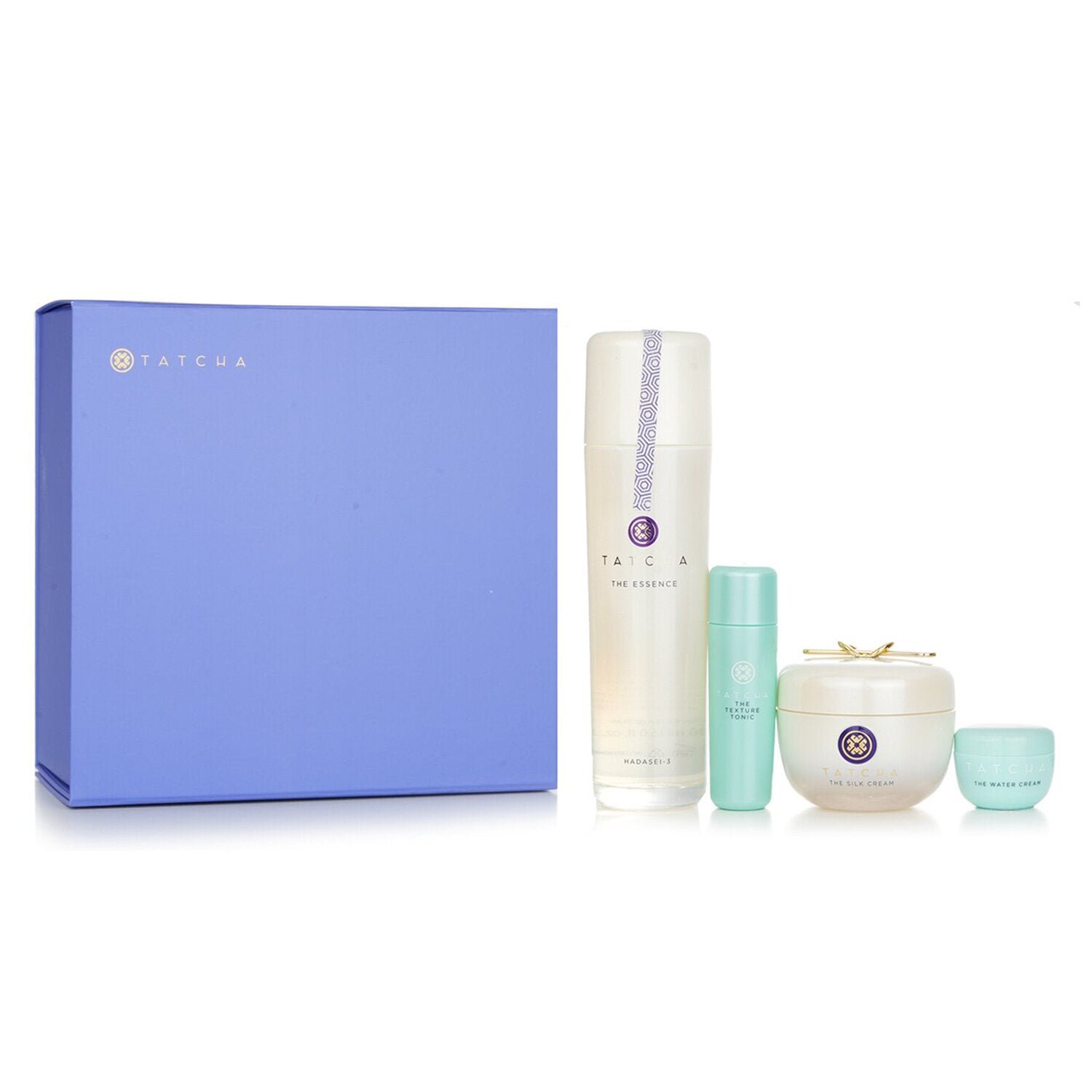 حزمة Essence: The Essence Plumping Skin Softener 150ml + The Silk Cream 50ml + Water Cream 5ml + Texture Tonic 25ml من Tatcha - صورة 1