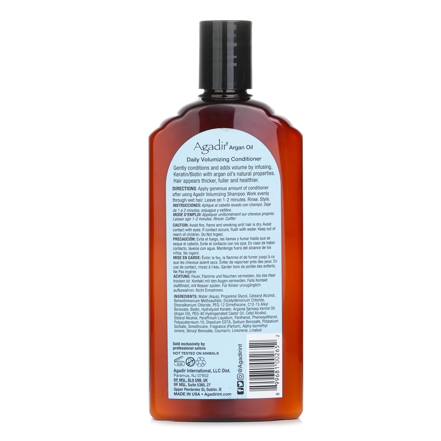 Daily Volumizing Conditioner (All Hair Types) by Agadir Argan Oil - Image 3