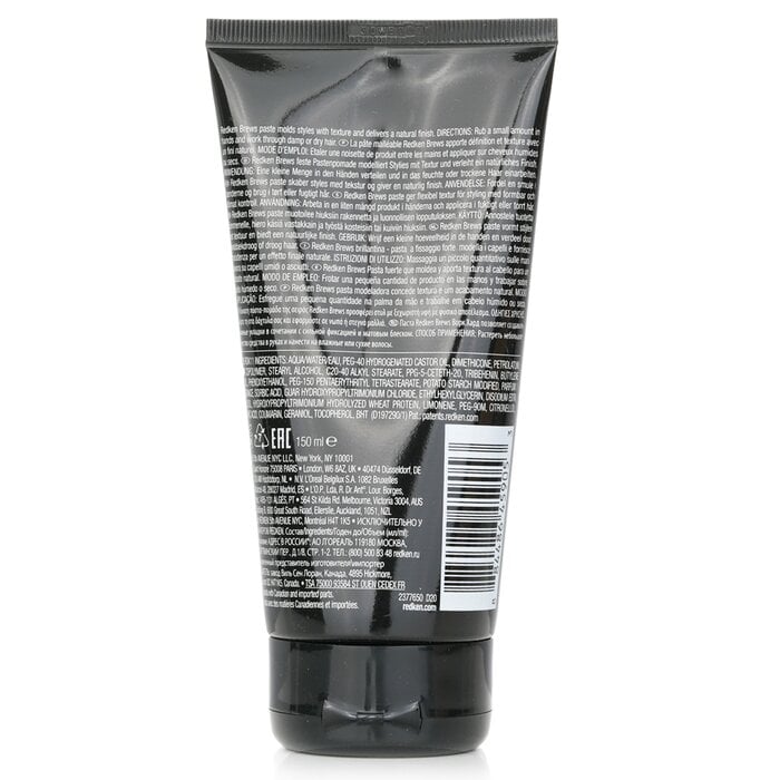 Redken Brews Work Hard Molding Paste (Maximum Control/Natural Finish) 150ml/5.1oz by Redken - Image 3