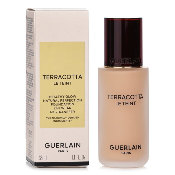 Terracotta Le Teint Healthy Glow Natural Perfection Foundation 24H Wear No Transfer - # 3N Neutral 35ml/1.1oz by Guerlain - Image 2