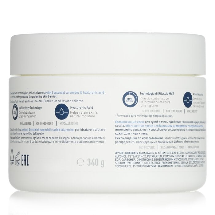 Moisturising Cream For Dry to Very Dry Skin 340g/12oz by CeraVe - Image 3