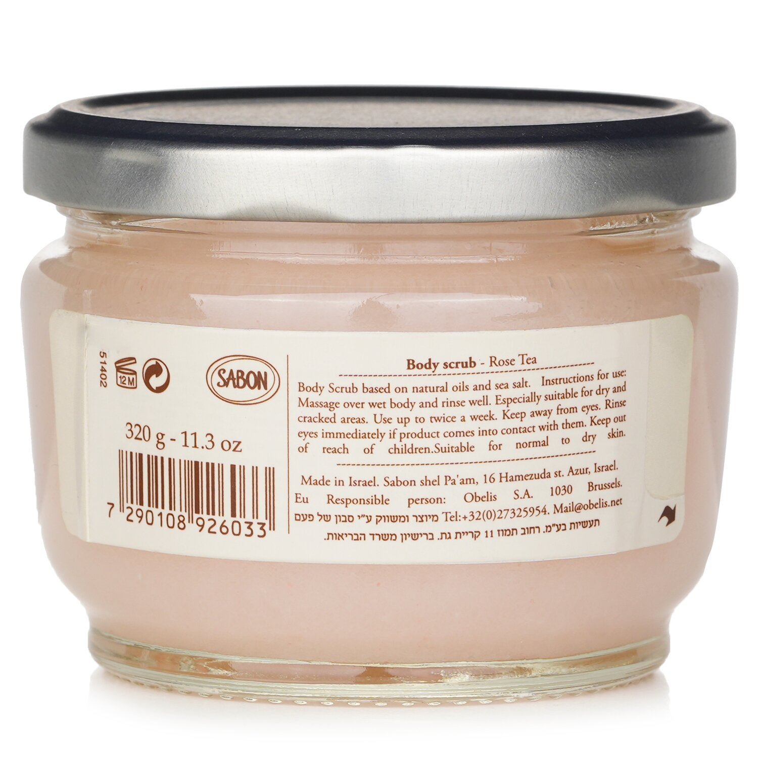 Body Scrub - Rose Tea by Sabon - Image 3