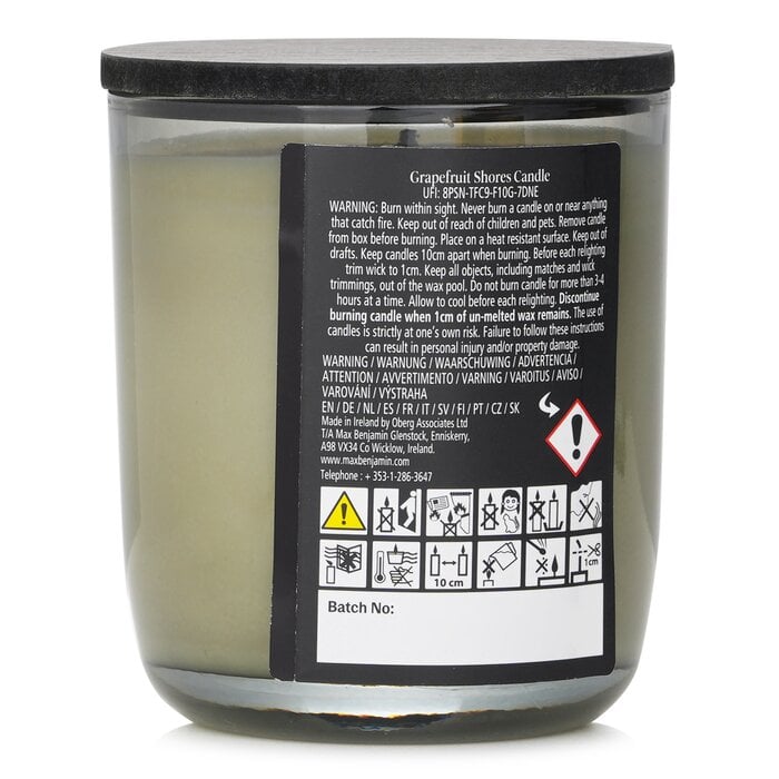 شمعة شمع طبيعي - شواطئ الجريب فروت 210g/7.4oz من ماكس بنجامين - صورة 3