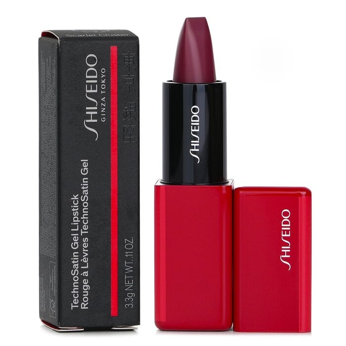 Technosatin Gel Lipstick - # 411 Scarlet Cluster 3.3g/0.11oz by Shiseido - Image 2