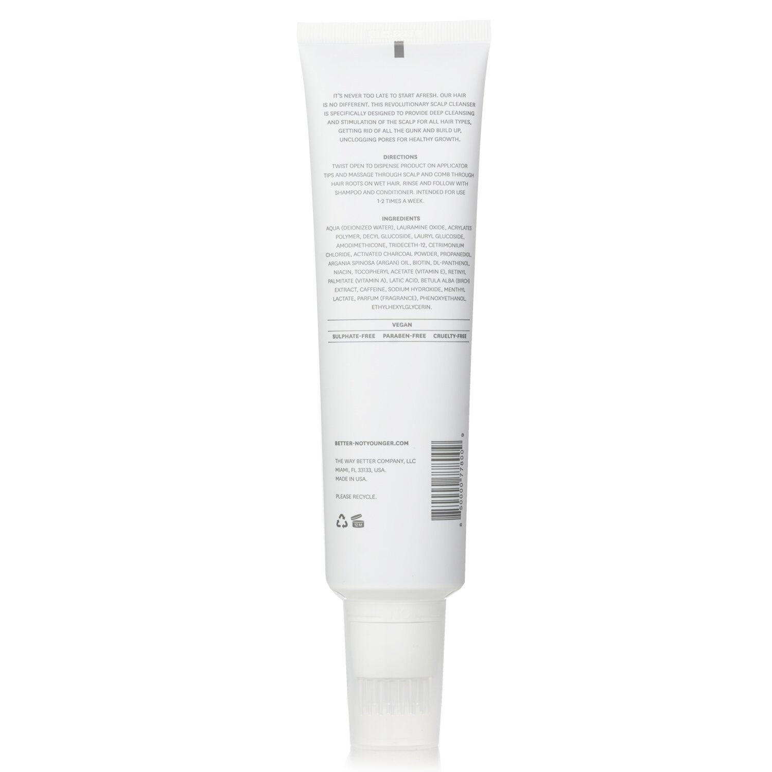 New Dawn Activated Charcoal Scalp Cleanser by Better Not Younger - Image 3