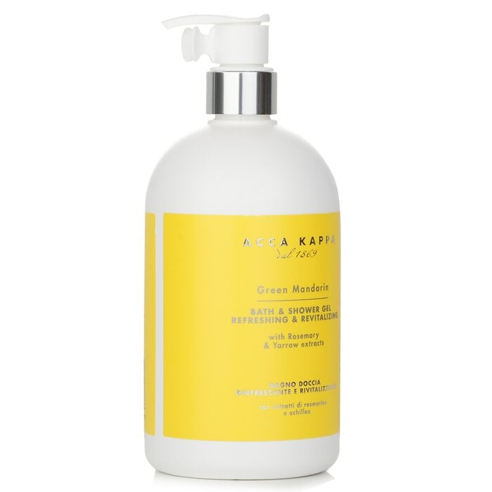 Green Mandarin Bath & Shower Gel 500ml/17oz by Acca Kappa - Image 2
