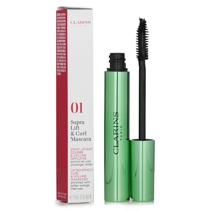 ماسكارا مفتلة مكثفة Supra - أسود كثيف 01# 8ml/0.2oz من Clarins - صورة 2
