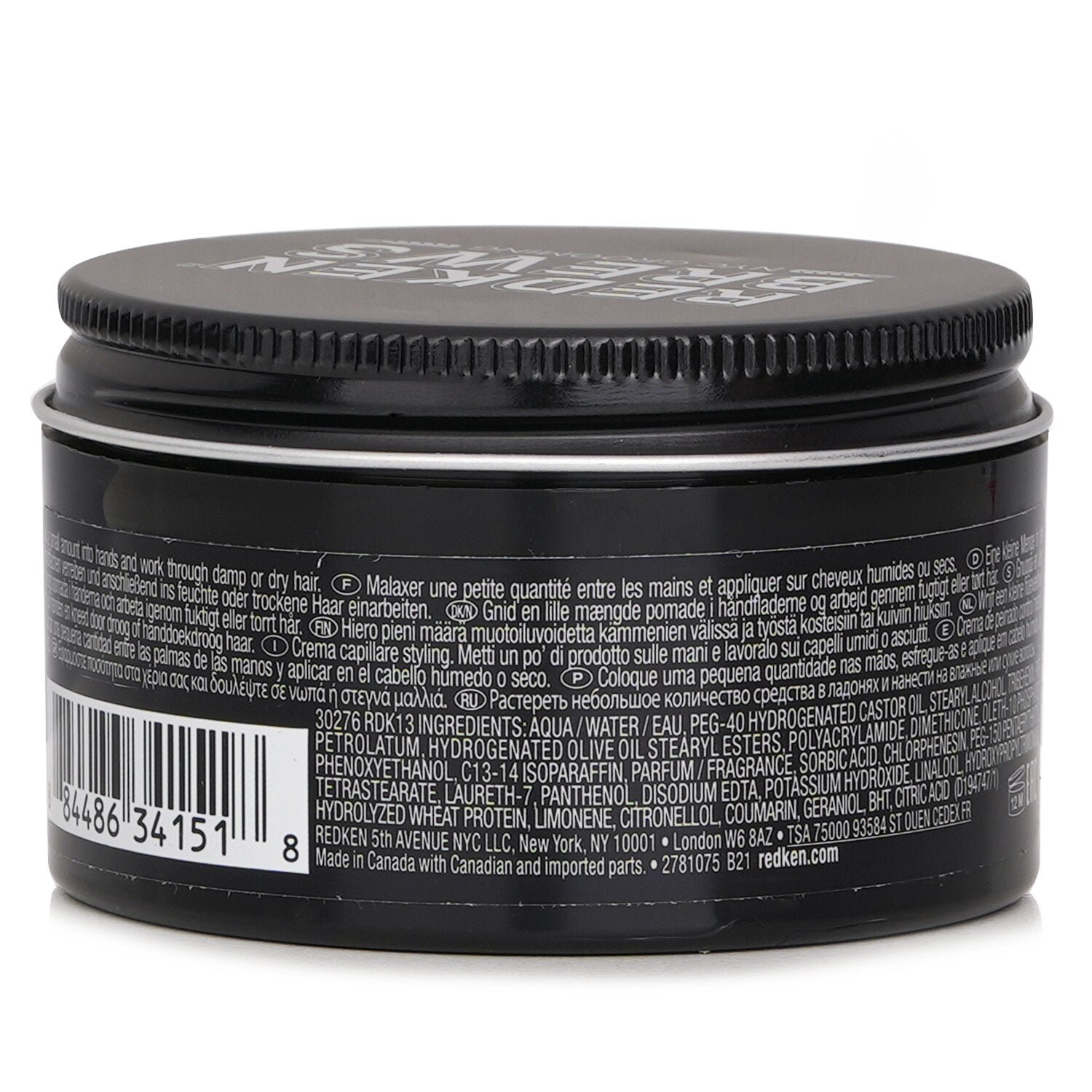 Brews Maneuver Cream Pomade (Medium Control / Smooth Finish) by Redken - Image 3