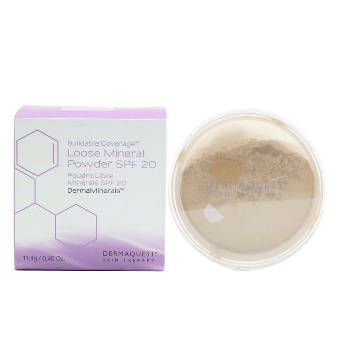بودرة معدنية سائبة DermaMinerals Buildable Coverage SPF 20 - # 2C 11.4g/0.4oz من ديرما كويست - صورة 2