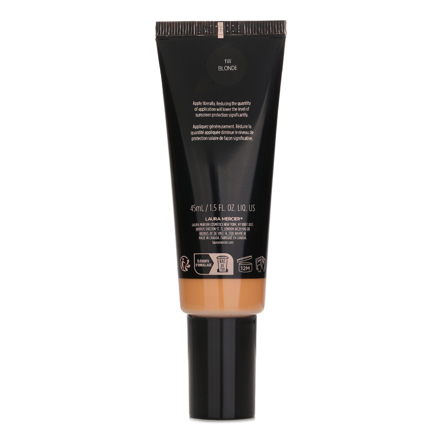 Tinted Moisturizer Blurred Matte - # 1W Blonde by Laura Mercier - Image 3