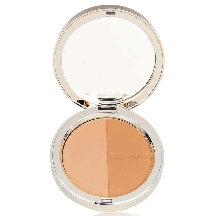بودرة مضغوطة من إيفر برونز - # 02 Medium(التغليف عشوائي) 10g/0.3oz من Clarins - صورة 4