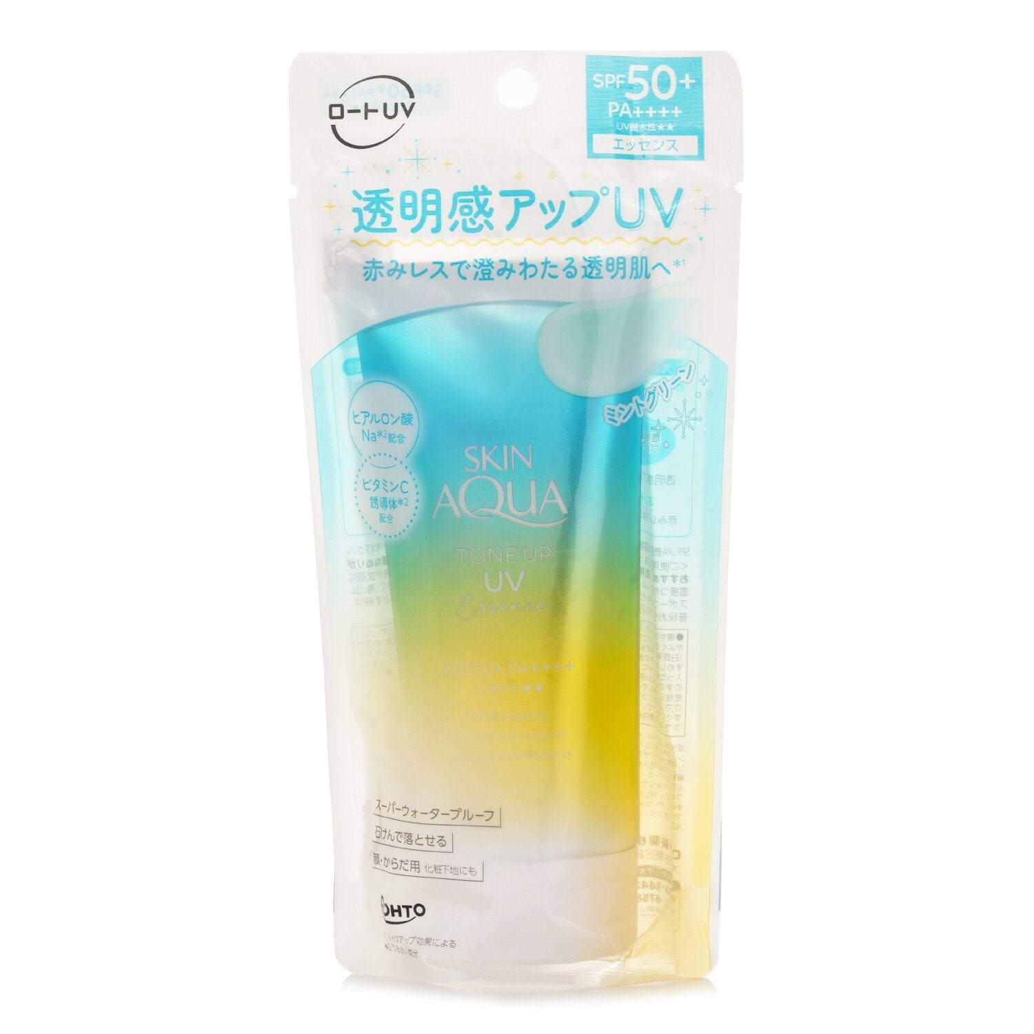 Skin Aqua Tone Up UV Essence - # Mint Green من Rohto - صورة 1