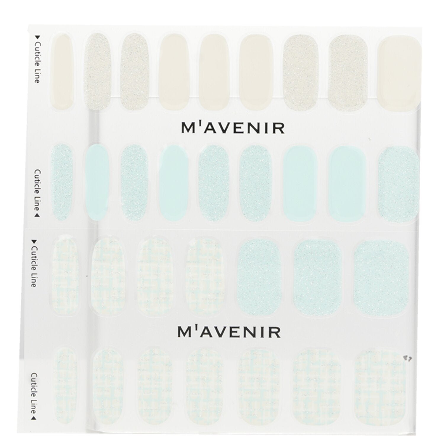 Nail Sticker (Blue) - # Blue In Tweed Nail by Mavenir - Image 2