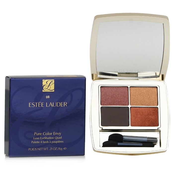 Pure Color Envy Luxe Eyeshadow Quad # 08 Wild Earth 6g/0.21oz by Estee Lauder - Image 2