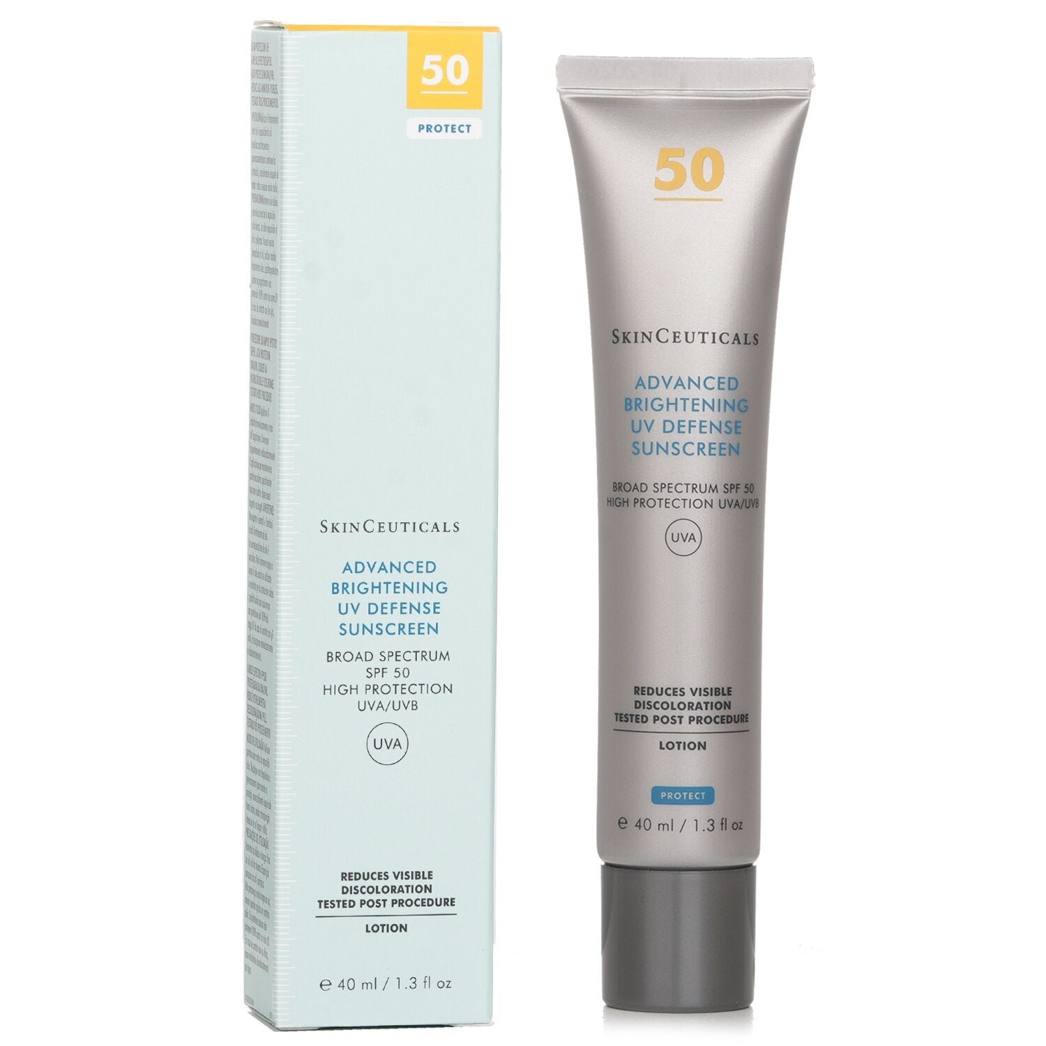 Advanced Brightening UV Defense Sunscreen - Broad Spectrum SPF 50 High Protection UVA/UVB by Skin Ceuticals - Image 2