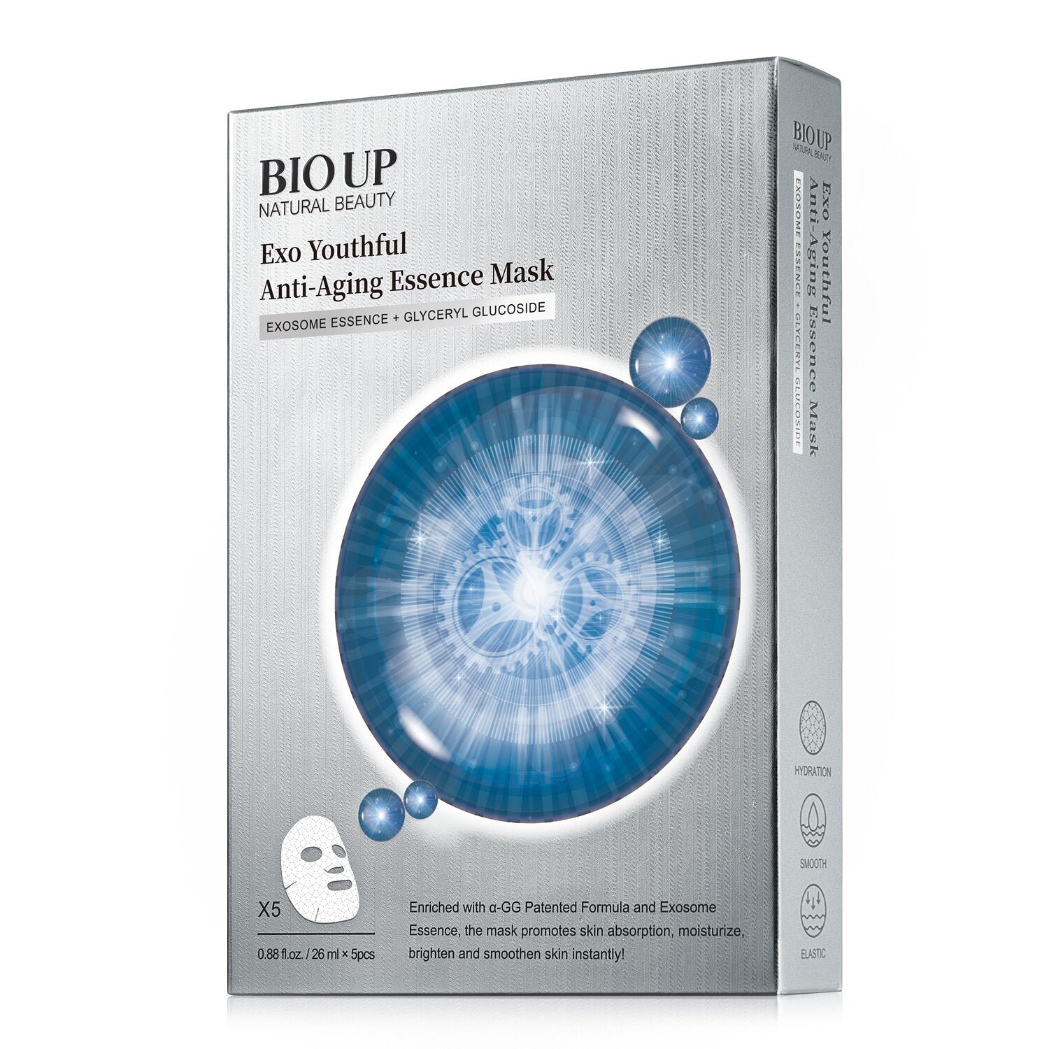 Bio Up Exo Youthful Anti-Aging Essence Mask by Natural Beauty - Image 2