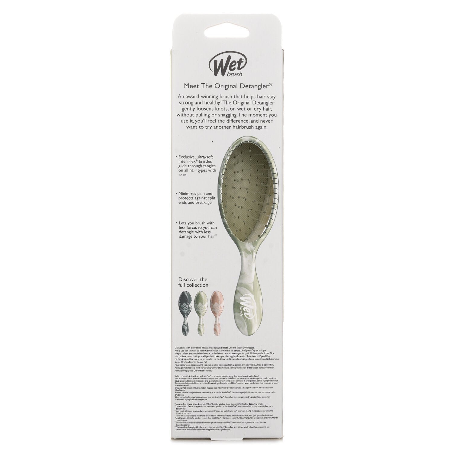 Original Detangler Watercolor Waves Green Hair Brush من Wet Brush - صورة 3