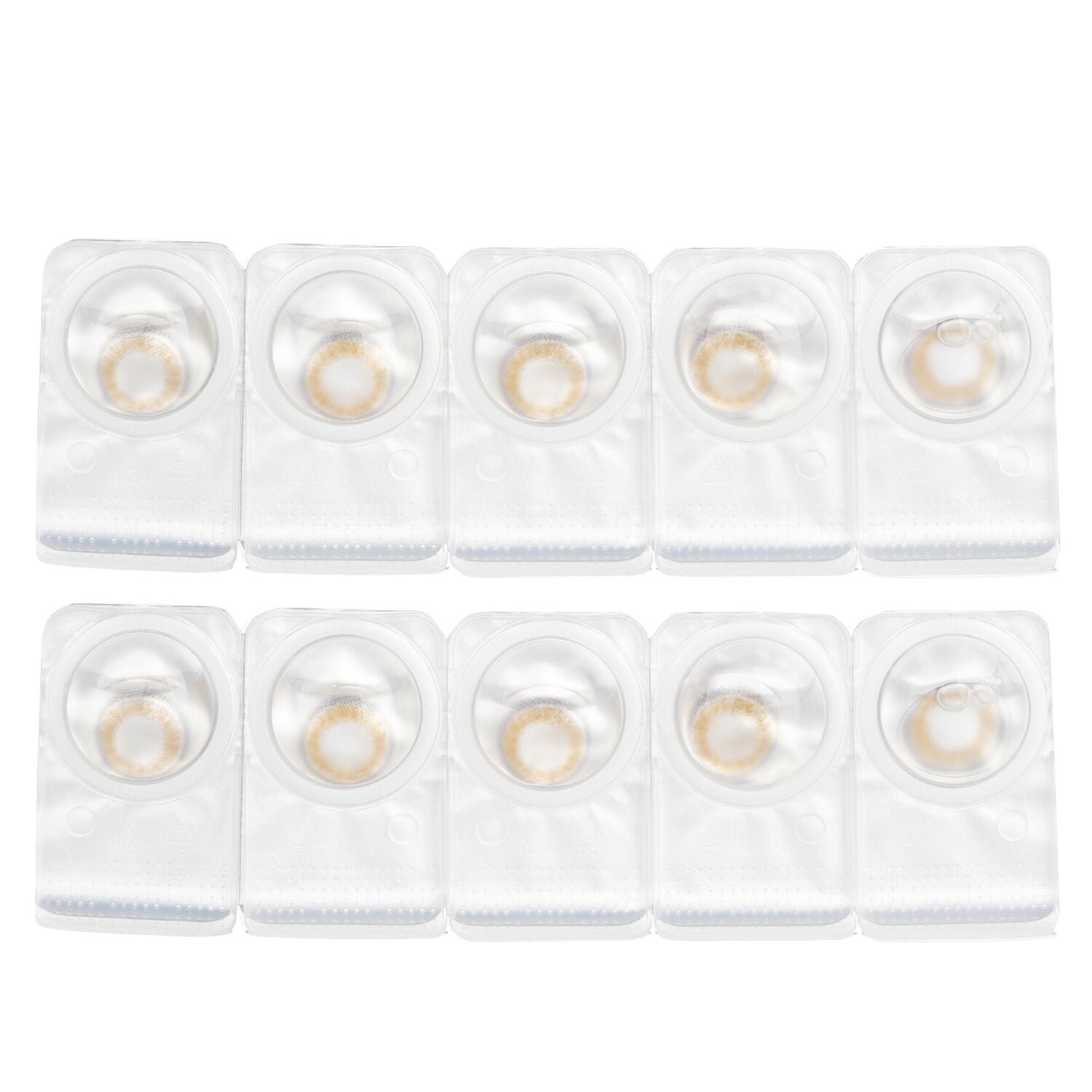 Iris Glow 1 Day Color Contact Lenses (502 Cosmic Latte) - - 3.50 by Miche Bloomin' - Image 3