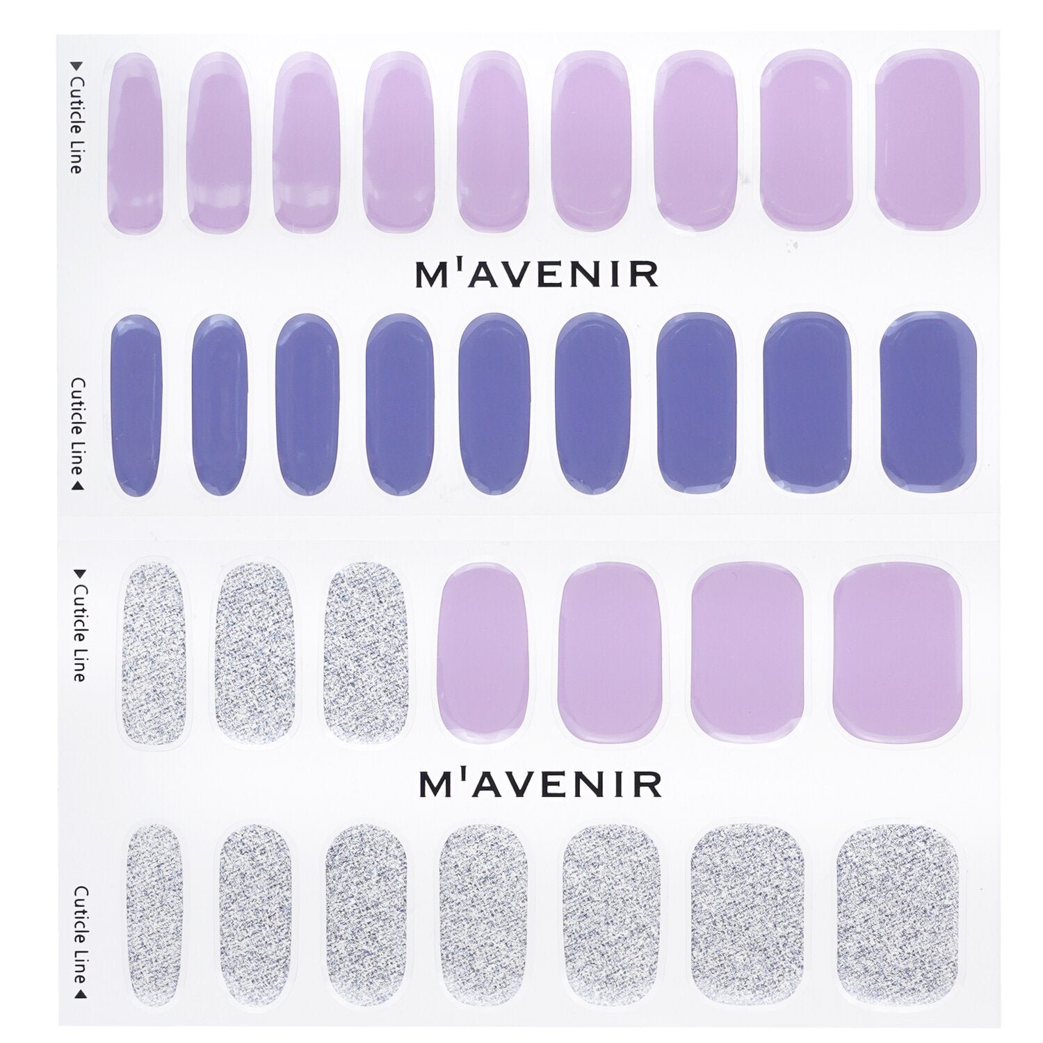 Nail Sticker (Purple) - # Brillante Lavender Nail by Mavenir - Image 2