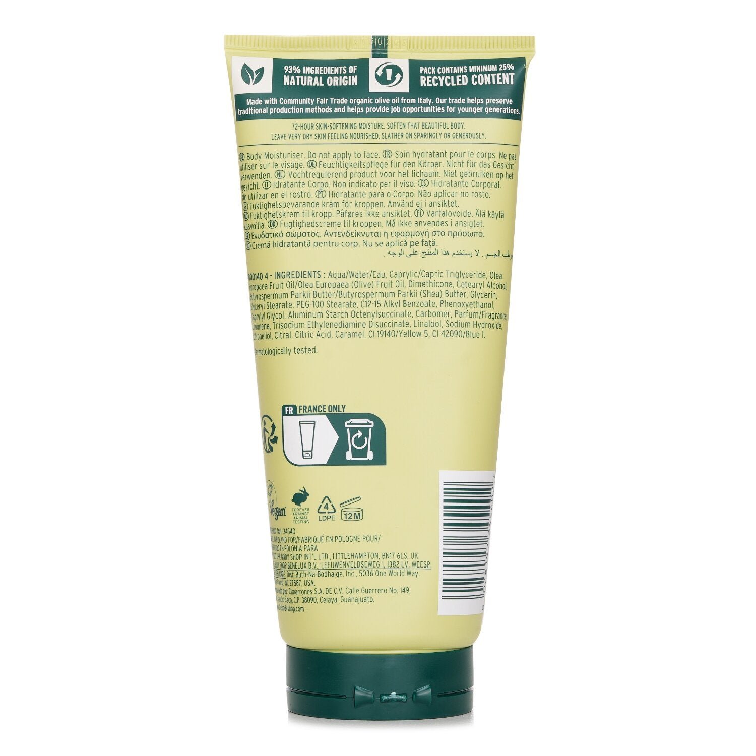 Body Lotion Olive by The Body Shop - Image 3