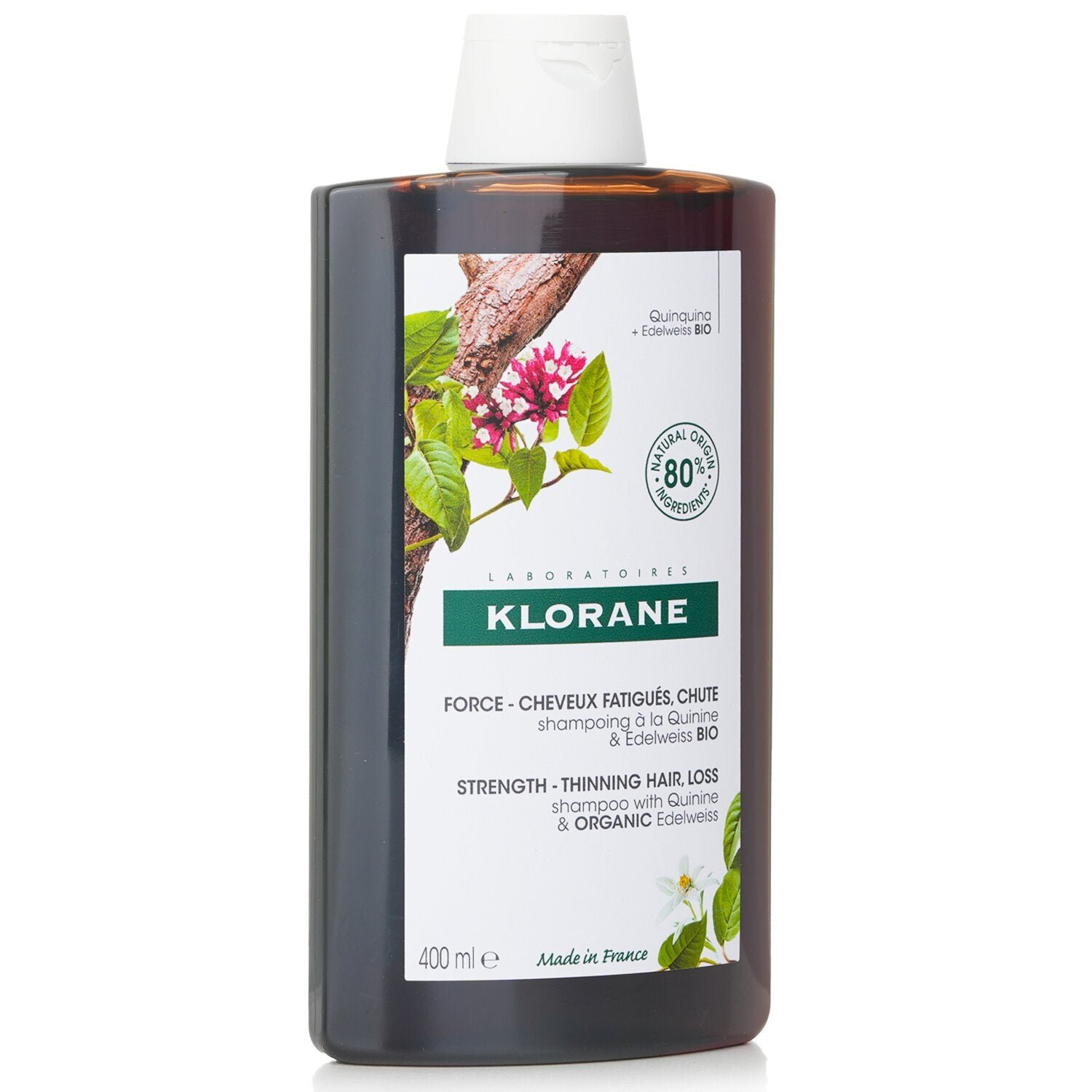 Shampoo With Quinine & Organic Edelweiss (Strength Thinning Hair) by Klorane - Image 2