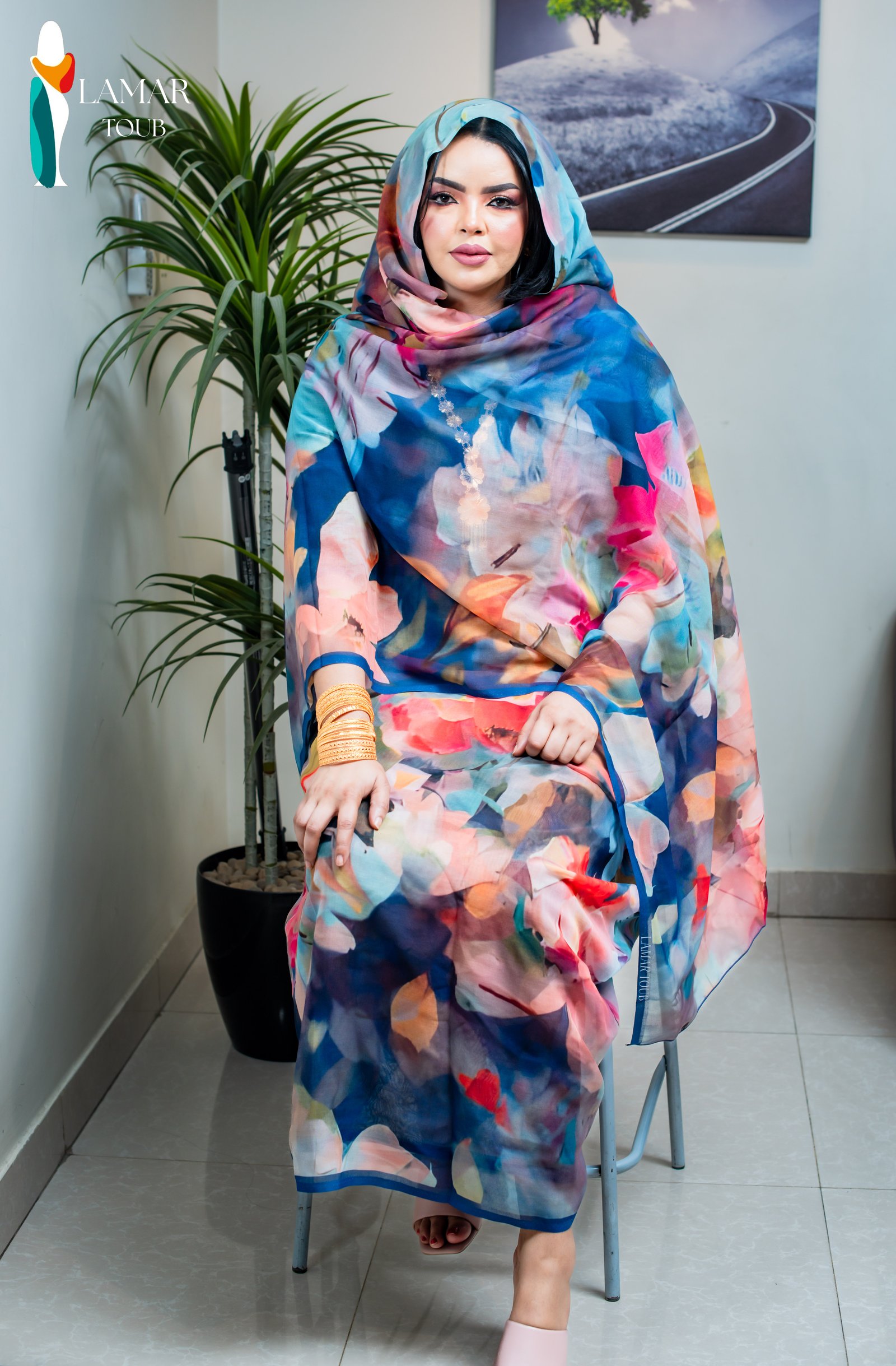 توب سوداني توتل ربط عريض من لمار - صورة 1
