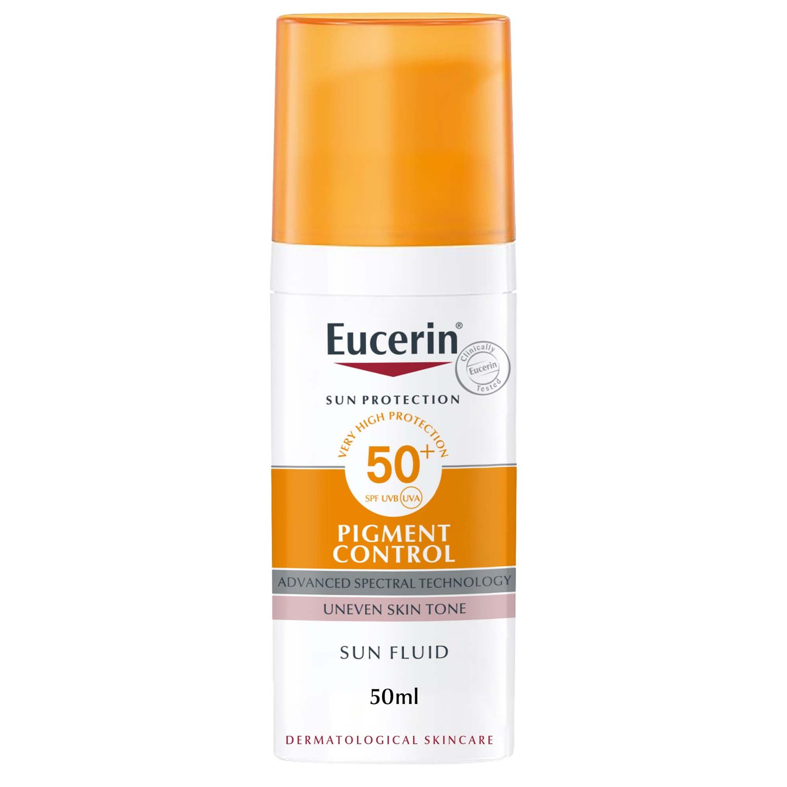 Eucerin Pigment Control Sunscreen Face Fluid with Thiamidol SPF50+, 50ml - Image 1