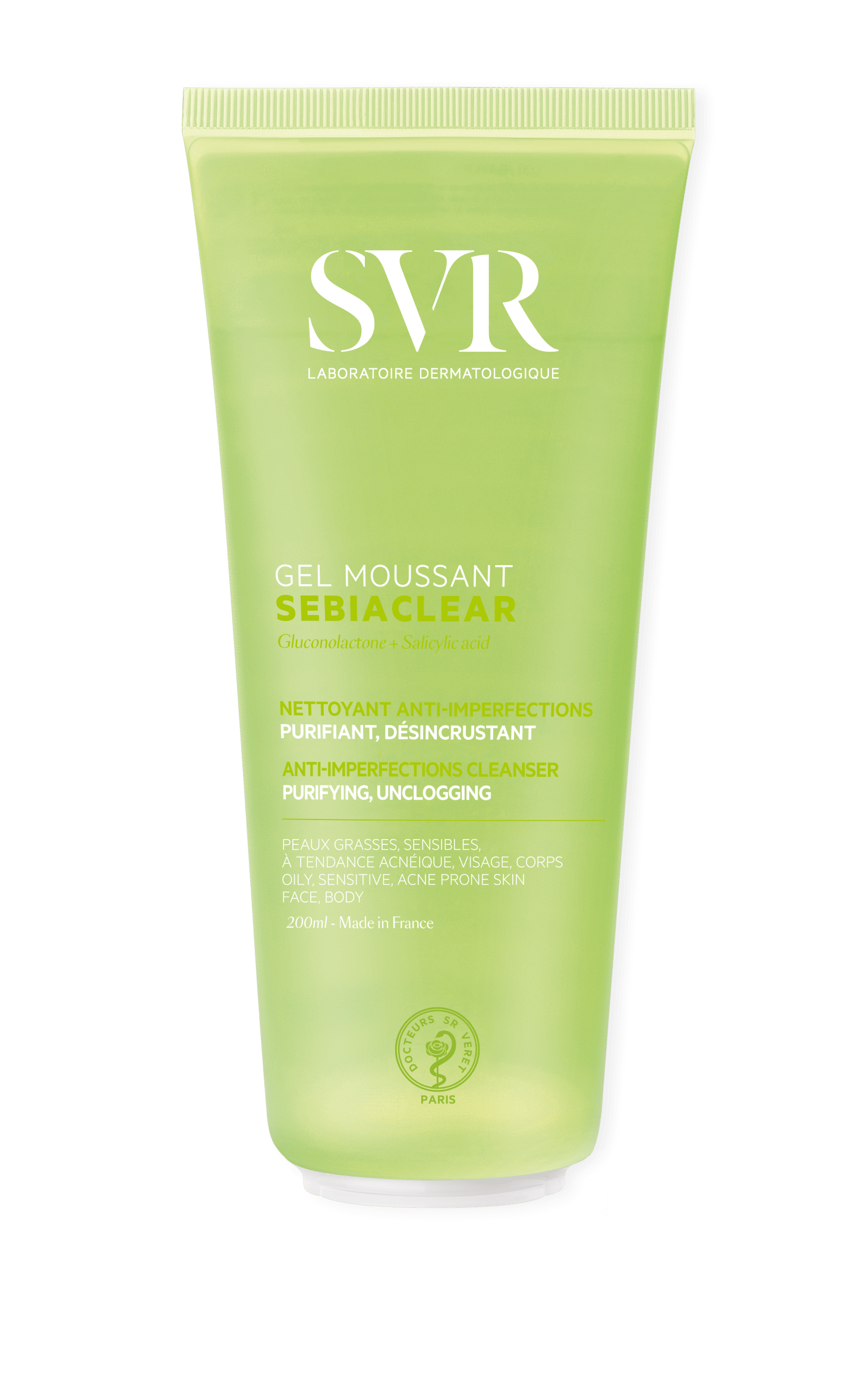 SVR Sebiaclear Gel Moussant 200ml - Image 1