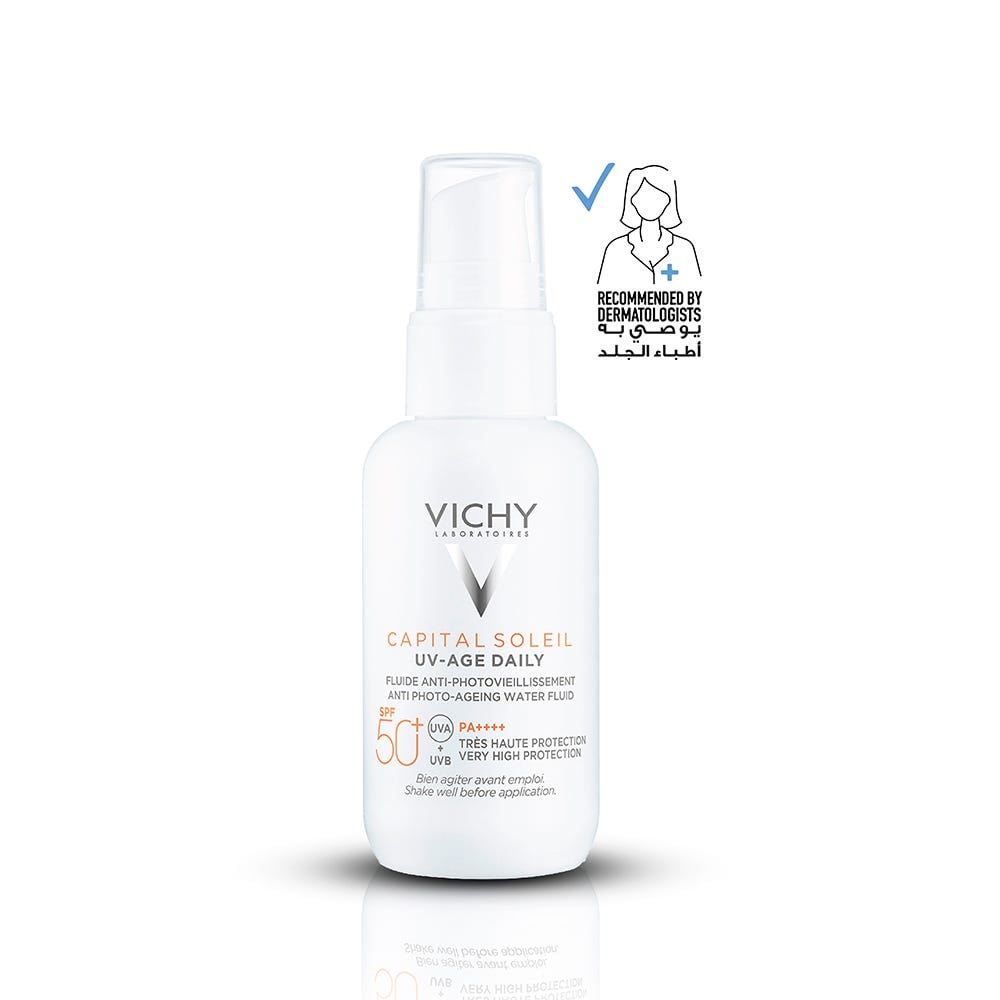 Vichy Capital Soleil UV - Age Daily Anti Ageing Fluid SPF 50+ with Niacinamide 40 ml - Image 1