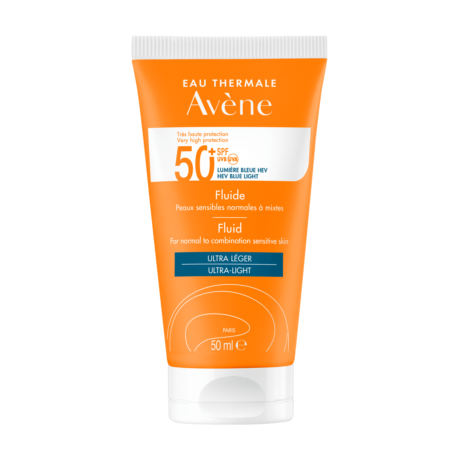 Avene Sunscreen Fluide Spf 50 Sensitive Skin 50 ml - Image 1