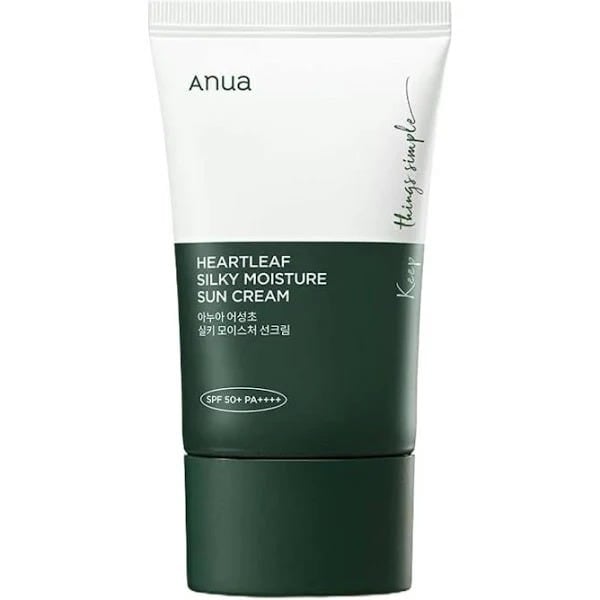 Anua Hearleaf Silky Moisture Suncream 50ml - Image 1