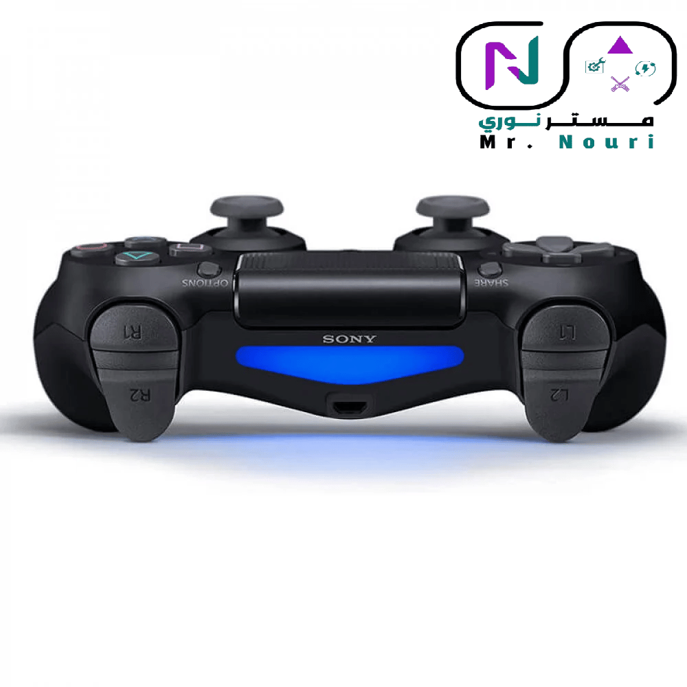 يد تحكم بلايستيشن 4 أصلية (DualShock 4)  اسود – إصدار الوكيل المعتمد - صورة 4